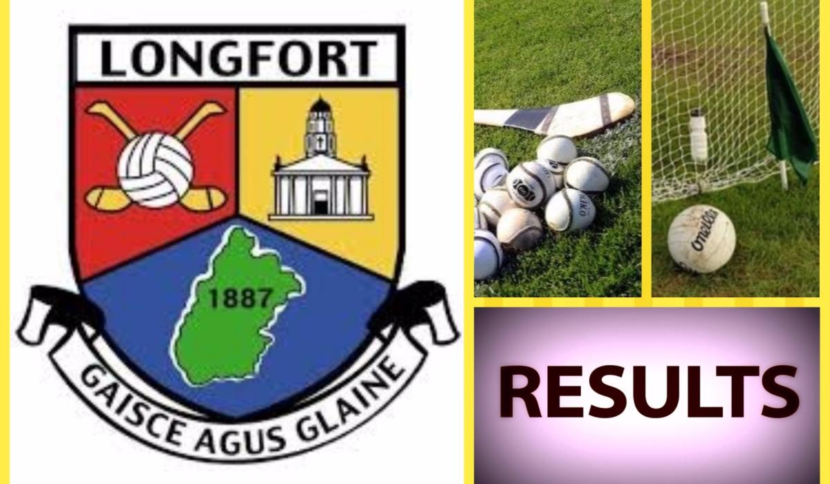 Longford GAA results scoreboard on weekend that Storm Ashley wreaked