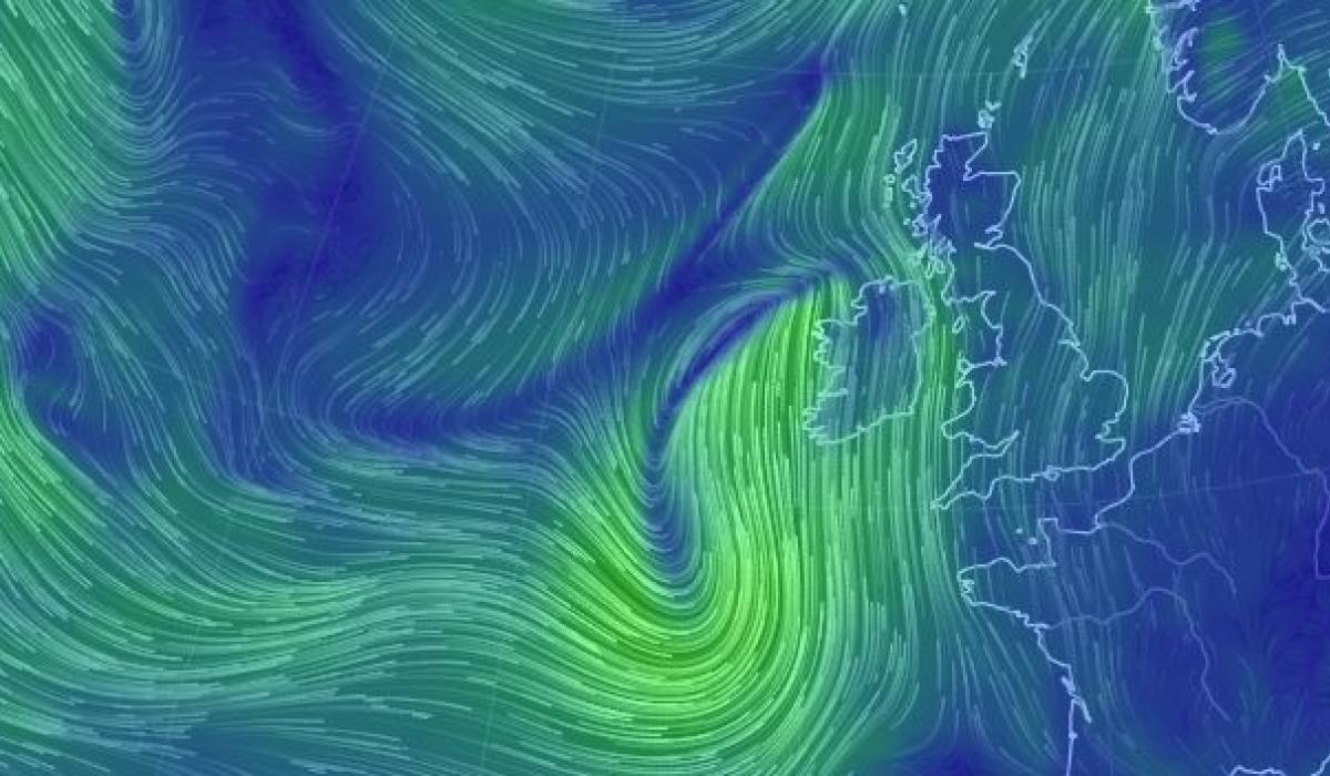 Longford Weather Alert Three storms to impact Ireland between now and