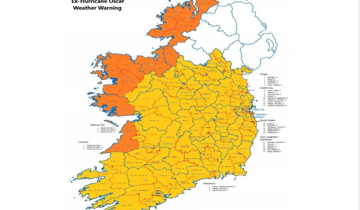 Longford Weather Update Strong winds forecast as ExHurricane Oscar