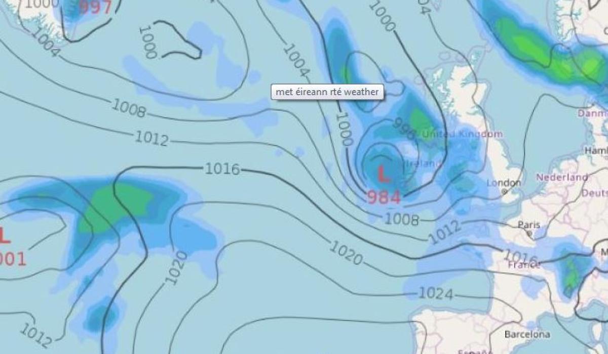 Longford Weather Alert Met Éireann issues stormy forecast going into
