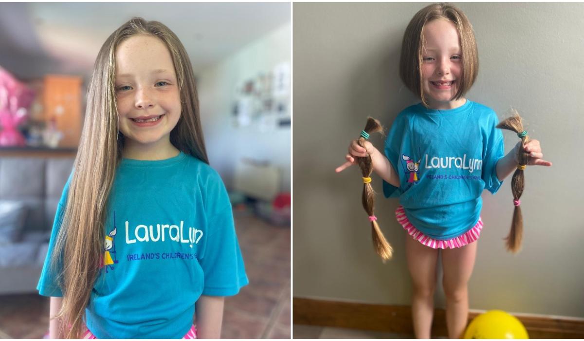 Caitlin’s Locks of Love for LauraLynn Longford girl in fundraiser to