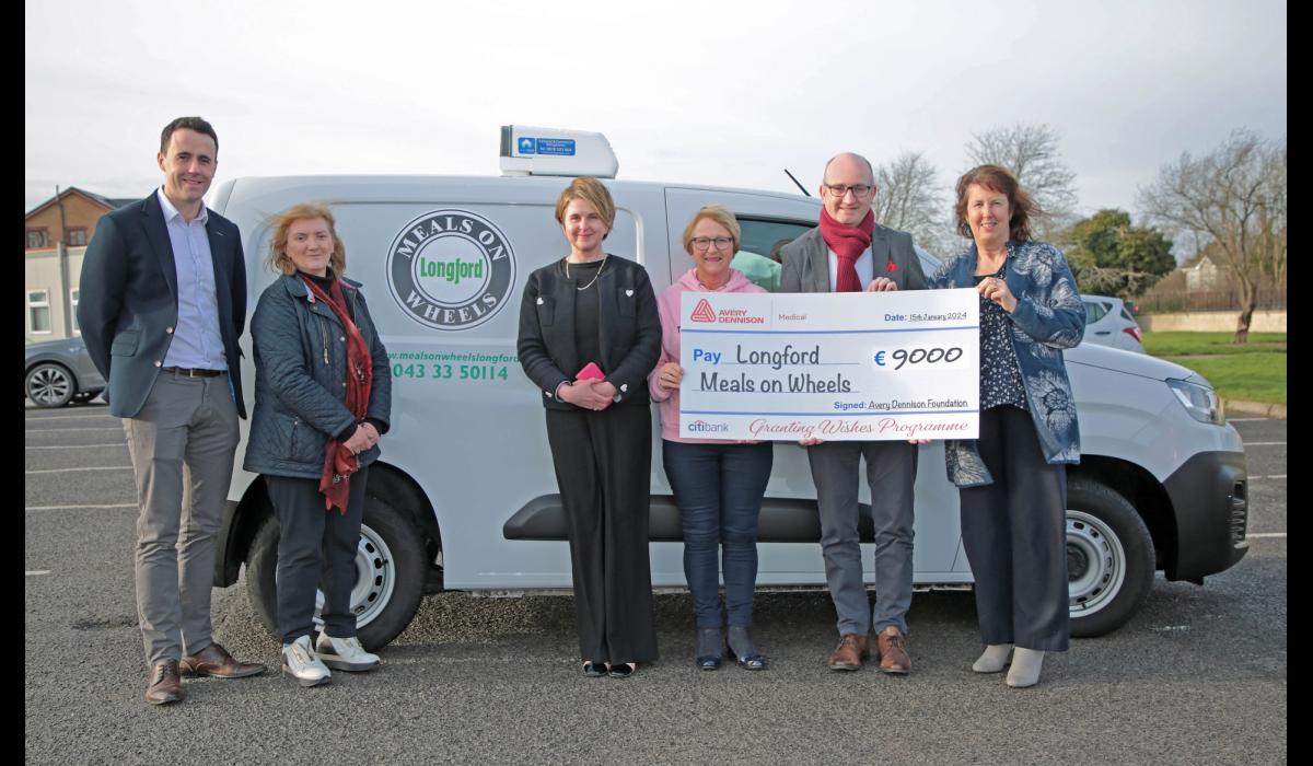 Avery Dennison Foundation donates €9,000 to Longford Meals on Wheels