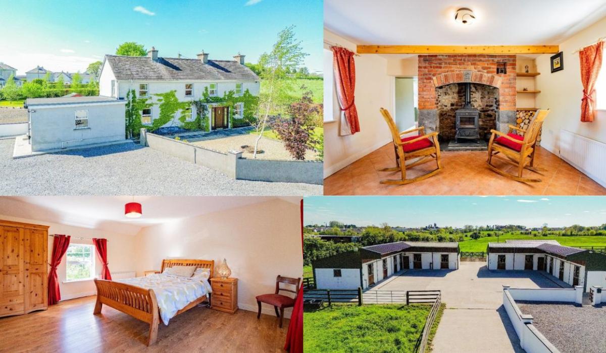 PICTURES Stunning Longford house with stables and 10 acres of land for