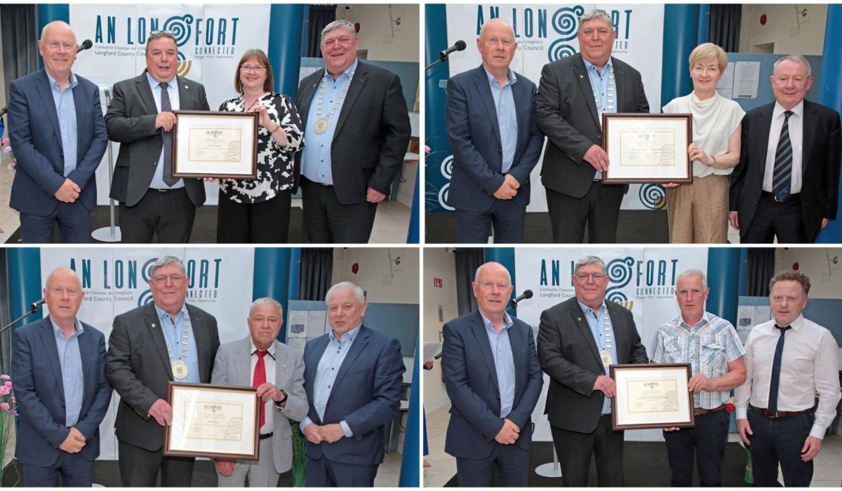 PICTURES Longford's unsung community heroes honoured at Cathaoirleach