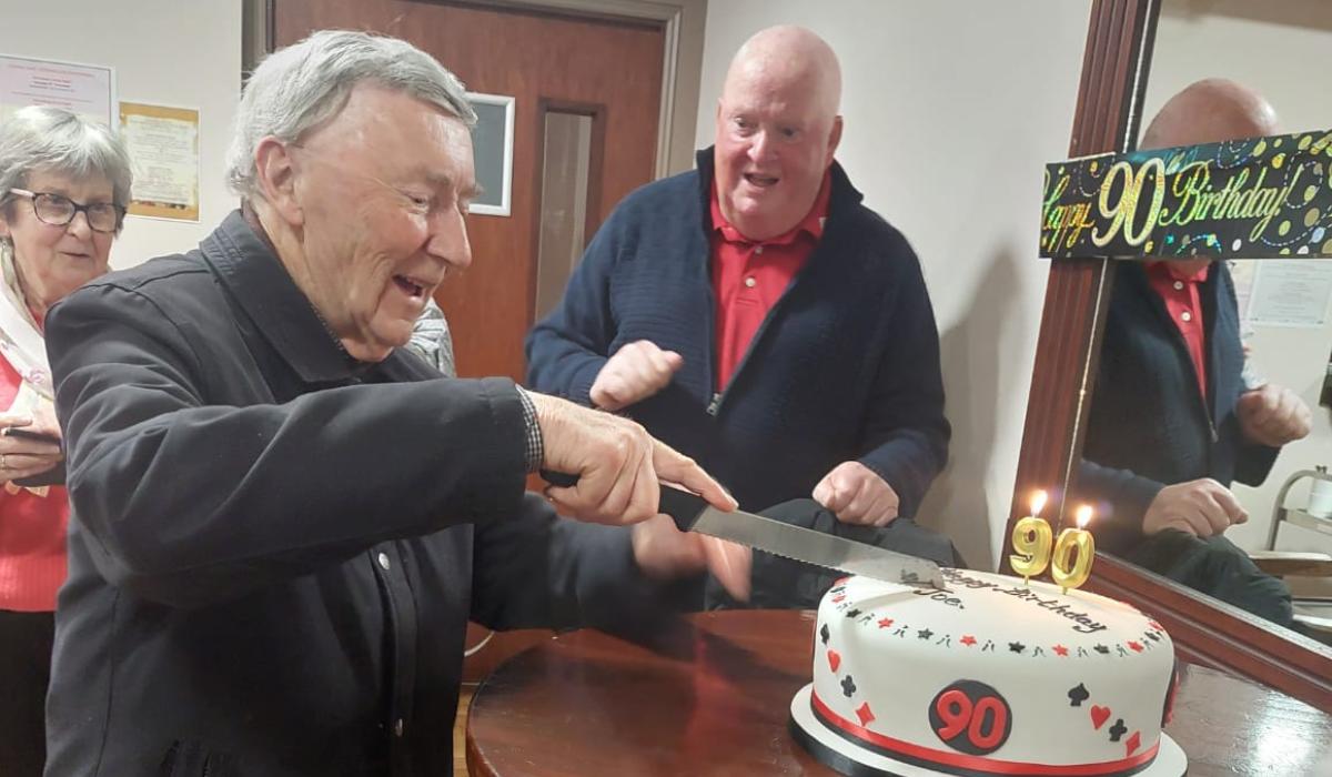 Congratulations: 'Born in same year as Elvis Presley' Longford's Joe Hunt celebrates 90th birthday