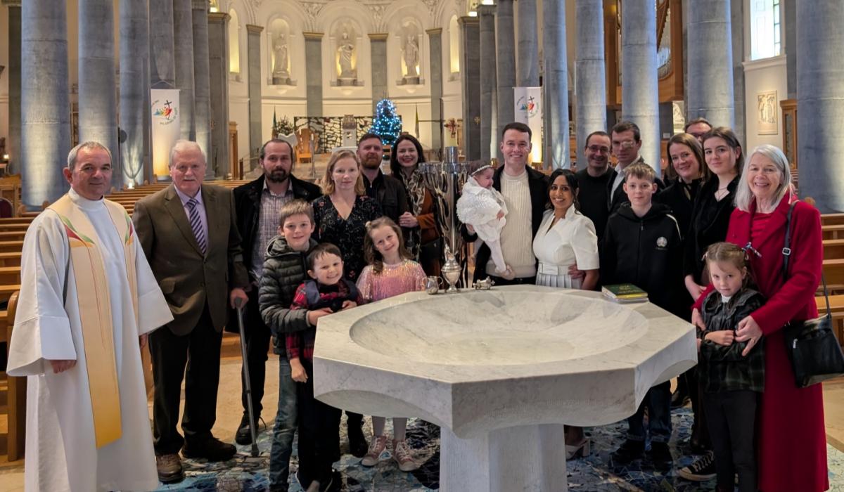 PICTURES | Home for Christmas from London for very special Longford christening ceremony