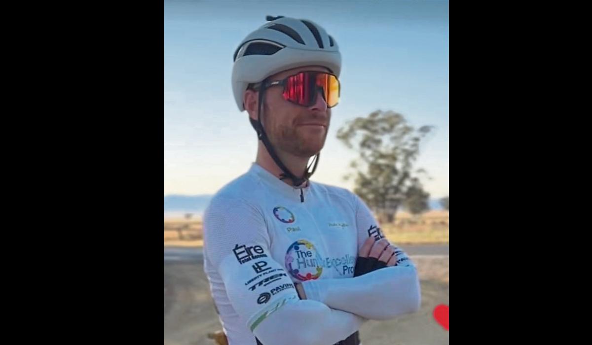 Longford man raises thousands of dollars for charity by completing 'The Ride of Our Lives' cycle across Australia