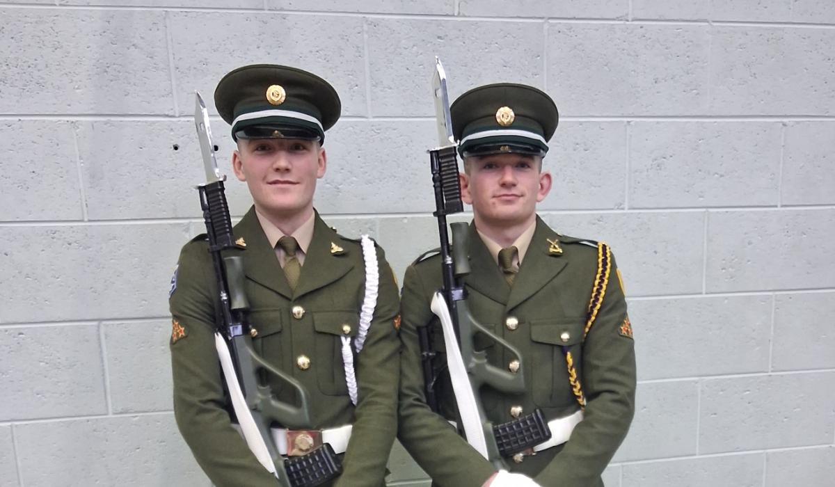 Congratulations: Longford men pass out as soldiers at Aiken Barracks Dundalk