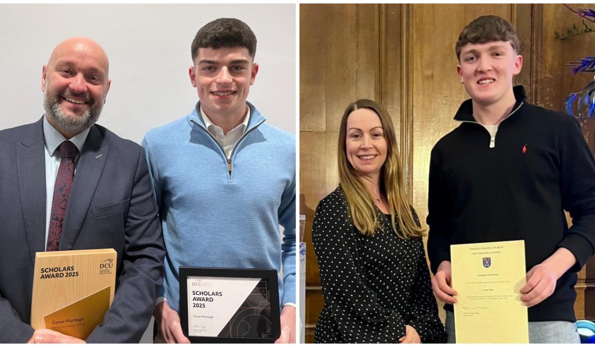 Longford school 'immensely proud' as students receive awards for their outstanding results 