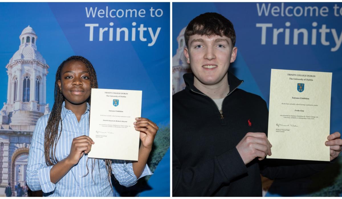 Congratulations: Longford students receive prestigious Trinity College Dublin awards