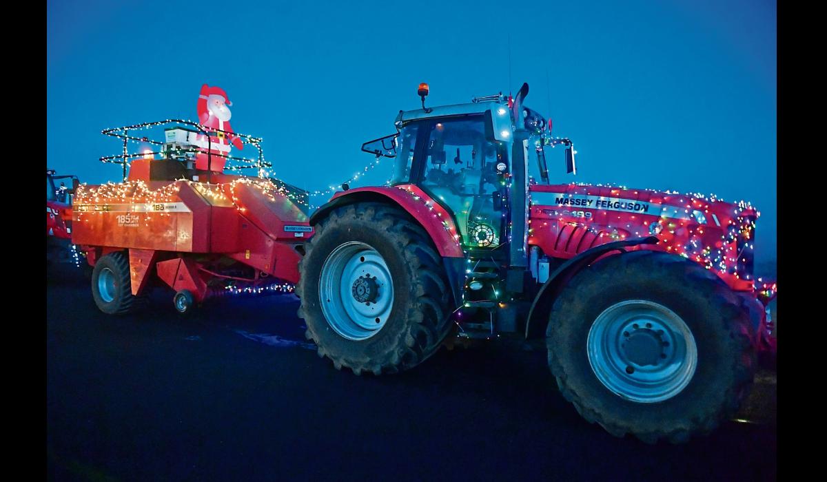 Christmas lights tractor run in aid of Longford charity Cian’s Kennels