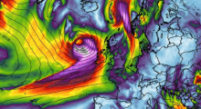 LIVE: Met Éireann urges caution as Storm Amy weather warnings continue to come into effect
