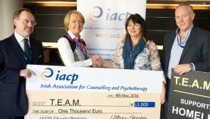 Counsellors donate €1,000 to midlands charity that provides emergency accommodation in Longford
 