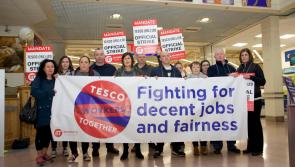 Valentine's Day strike in Longford - workers fighting for decent jobs and fairness