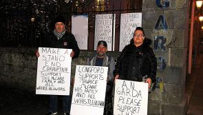 Poor turnout in Longford for Sgt McCabe vigil  