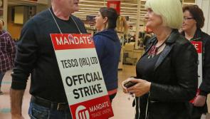  MEP proposes arbitrator for Tesco dispute after meeting with workers on Longford picket line 