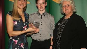 Talented Longford athlete Cian McPhillips presented with Emerald Crystal Juvenile Star Award