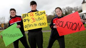 Longford students in  Speak Out Tour