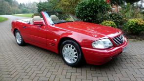 Mercedes-Benz SL500 whose owner lost the keys and never drove again sells for world record price