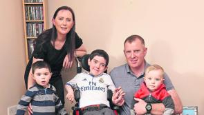 Longford boy living with Quadriplegia