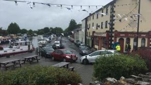 Uachtarán na hÉireann, Michael D Higgins arrives in Longford to unveil commemorative plaque at Clondra Harbour 