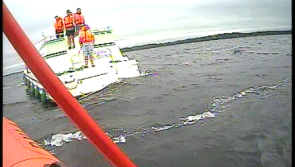 Lough Ree RNLI assist ten people aboard two grounded cruisers