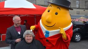 Longford man's close shave from Mr Tayto in aid of Bumbleance at Vintage Club show