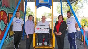 New wheelchair swing unveiled at St Christopher's Special School in Longford 
