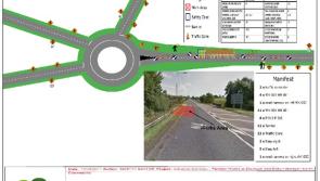 Water main rehabilitation works at Glennon’s Roundabout