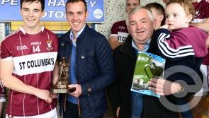 Man of the match Rian Brady points the way for Longford senior football champions Mullinalaghta St Columba’s 

