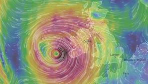 Met Éireann warning for #Longford as winds get significantly stronger as #Ophelia moves north