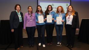 Longford girls receive highest Girl Guide Award