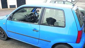 Vandals destroy car in Longford town in broad daylight