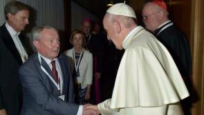 Longford councillor attends conference in Rome and meets Pope Francis 