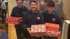 St Mel's College students in Longford support Christmas Shoebox appeal