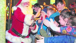 Santa Claus switches on Longford's Christmas lights