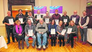 Presentation of certificates to National Learning Network Longford learners