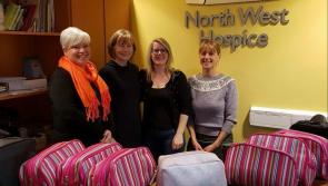 Longford ladies selling lip balm with all profits going to North West Hospice