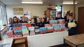 Great response to Christmas Shoe box appeal at Longford’s Templemichael College 
