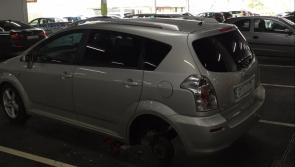 Wheel stolen from car in Tesco car park