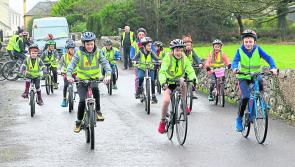 Pictures: Charity cycle & headshave in Newtowncashel