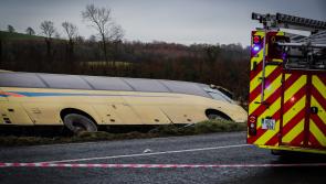 WATCH: 26 taken to hospital after Limerick school bus crashes