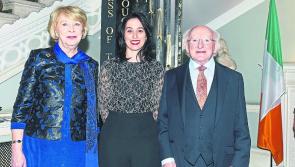 Longford artist centre stage at Irish Embassy