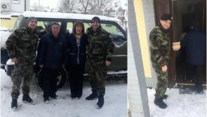 Troops assist with delivery of meals in Longford 