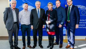 Longford Fine Gael councillors meet President of the European Parliament Antonio Tajani in Brussels