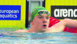 Bronze medal for Longford swimmer Gerry Quinn in 100m Freestyle at the Irish Open