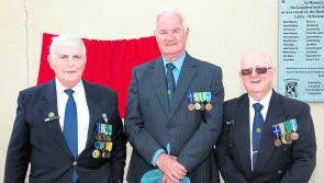 Longford County Council unveils a plaque dedicated to Longford Peacekeepers