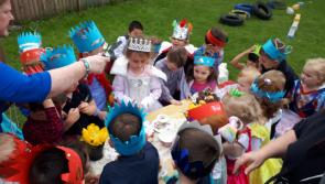 Cuteness and royalty at Stars Academy, Newtownforbes