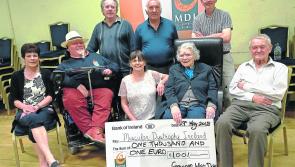 Granard whist drive raises €1,000 for MDI