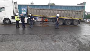 Truck driver to weigh up options after being stopped in Longford with no tax, insurance and excessively heavy load